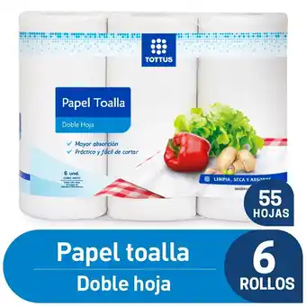 Tottus Papel toalla oferta