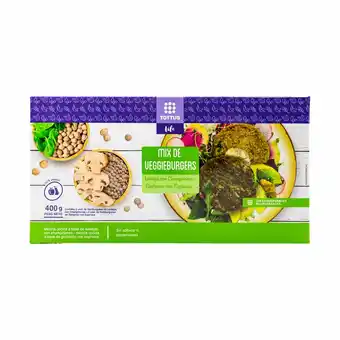 Tottus Hamburguesas vegetarianas mix oferta