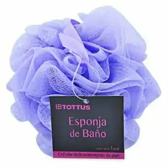 Tottus Esponja de bano nylon colores tottus oferta