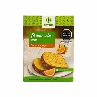 Tottus Pre premezcla para queque sabor a naranja oferta