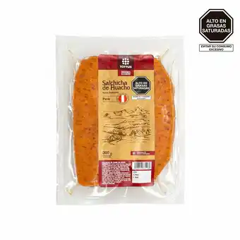 Tottus Salchicha de huacho oferta