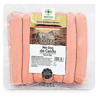 Tottus Hot dog premium de cerdo oferta