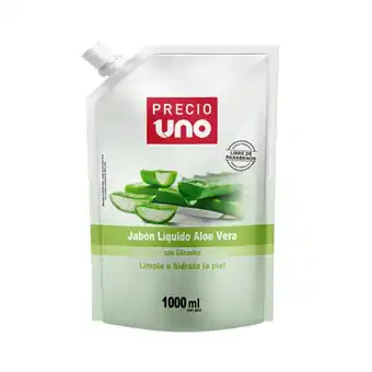 Tottus Jabon liquido aloe vera precio uno doypack 1l oferta