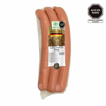 Tottus Salchicha frankfurter riese oferta