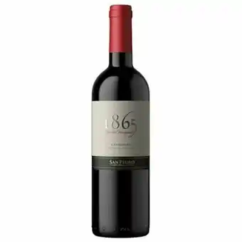 Tottus Vino tinto 1865 carmenere 750 ml oferta