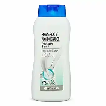 Tottus Shampoo anticaspa 2 en 1 710ml oferta