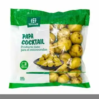 Tottus Papa blanca cocktail microondas oferta