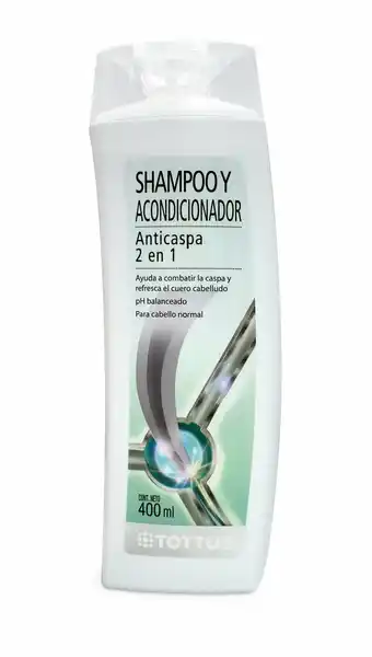 Tottus Shampoo anticaspa 2 en 1 oferta