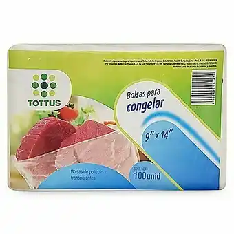 Tottus Bolsa para congelar 9 x14 cm oferta