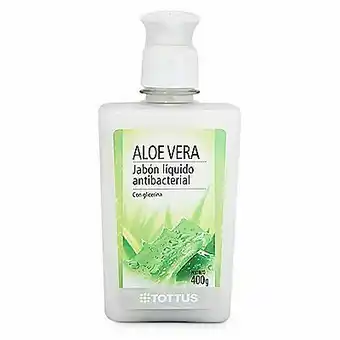 Tottus Jabon liquido antibacterial aloe vera oferta