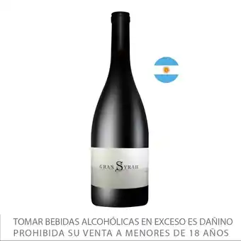 Tottus Vino tinto gran shiraz oferta