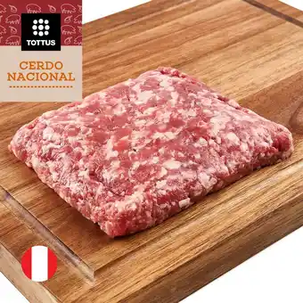 Tottus Carne molida de cerdo oferta