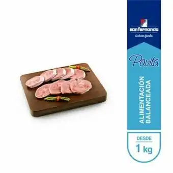 Tottus Rodaja de pierna de pavita oferta
