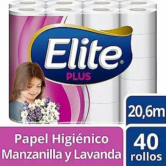 Tottus Papel higiénico plus doble hoja manzanilla lavanda oferta