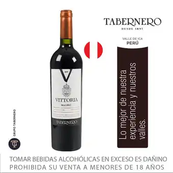 Tottus Vino vittoria malbec oferta