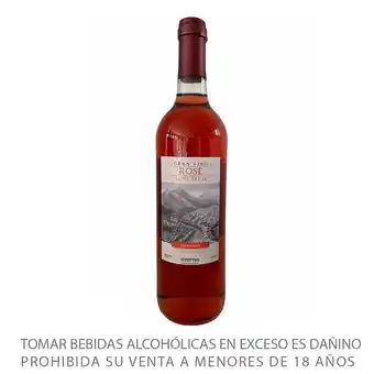 Tottus Vino rose semi seco oferta