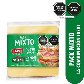 Tottus Edam laive + jamón americano oferta