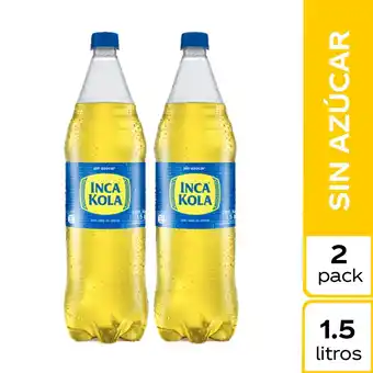 Tottus Gaseosa inca kola sin azucar 1.5 lt oferta