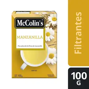 Tottus Infusión manzanilla 100 unds oferta