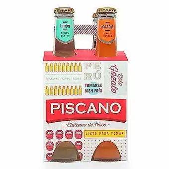Tottus Chilcano de pisco 275 ml oferta