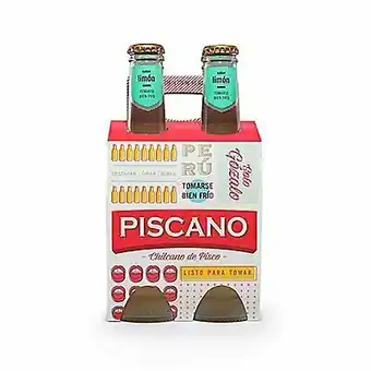 Tottus Piscano limón four pack oferta