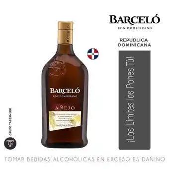 Tottus Ron barceló añejo 750 ml oferta