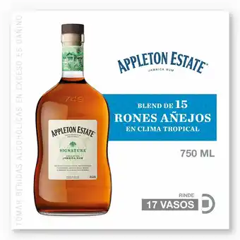 Tottus Ron appleton signature 750 ml oferta