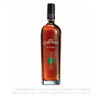 Tottus Ron cartavio reserva 8 años 750 ml oferta