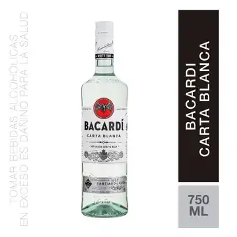 Tottus Ron bacardí superior 750 ml oferta