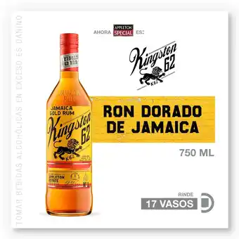 Tottus Ron kingston62 gold oferta