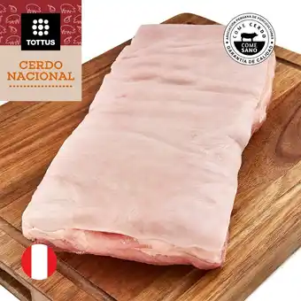Tottus Panceta premium de cerdo oferta