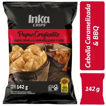 Tottus Hojuela de papa sabor a cebolla caramelizada bbq oferta