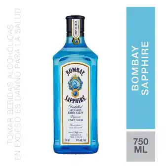 Tottus Gin bombay saphire 750 ml oferta