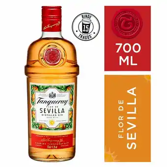 Tottus Gin flor de sevilla tanqueray oferta