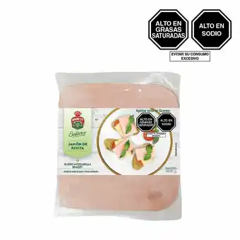 Tottus Pack balance queso mozzarella + jamon de pavo bra oferta