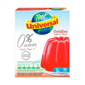 Tottus Gelatina sin azúcar sabor a fresa 19 gr oferta