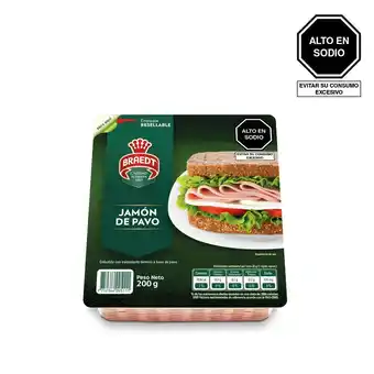Tottus Jamon de pavo oferta
