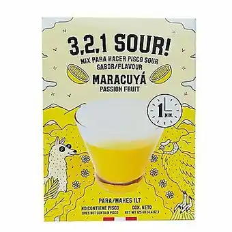 Tottus Mix para pisco sour 3 2 1 sour maracuyá 125 gr oferta