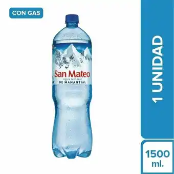 Tottus Agua con gas 1.5 l oferta