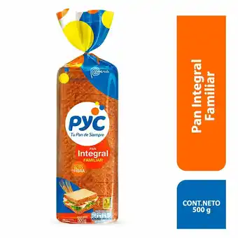Tottus Pan de molde integral 500 gr oferta