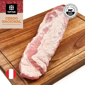 Tottus Tira de panceta sin piel oferta