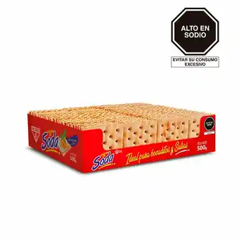 Tottus Galletas de soda 500 gr oferta