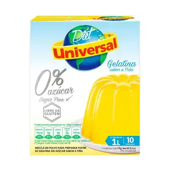 Tottus Gelatina sin azúcar sabor a piña 19 gr oferta