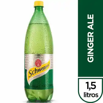 Tottus Schweppes ginger ale 1.5 l oferta