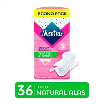Tottus Toalla higienica alas tela gel oferta