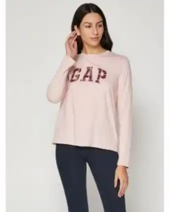 GAP Polo manga larga logo mujer oferta
