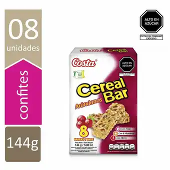 Cereal bar arándanos 8 unds