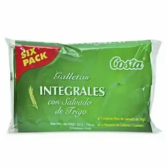 Tottus Galletas inegrales con salvado de trigo 6 unds oferta