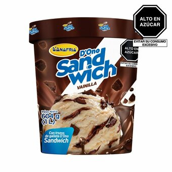 Tottus Helado sandwich de vainilla oferta