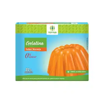 Tottus Gelatina con sabor a naranja light oferta